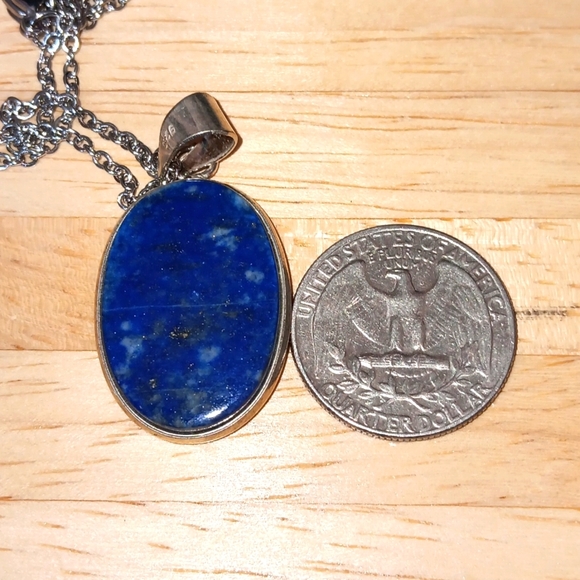 Lapis Lazuli Pendant Necklace - Picture 5 of 6